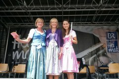 BR Auftritt am Hauptmarkt in Nürnberg