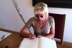 Eintrag in das goldene Buch der Stadt